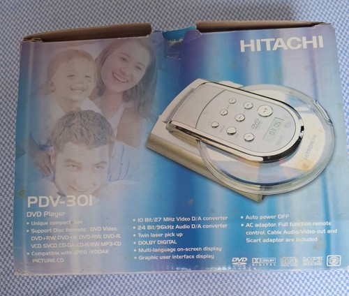 Lettore dvd portatile hitachi - lettore,